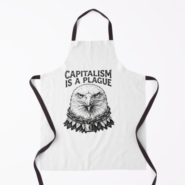 Item preview, Capitalism Is A Plague Chained Eagle designed and sold by Owcomm.