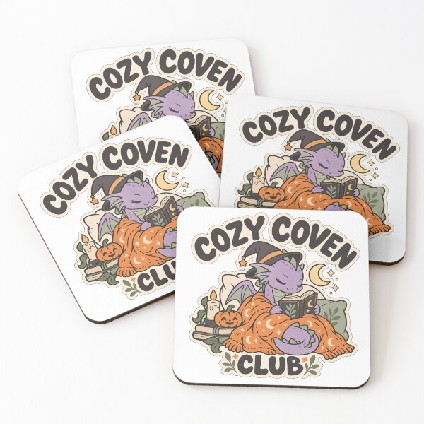 Item preview, Cozy Coven Club - Reading Dragon designed and sold by DrowsySidequest.