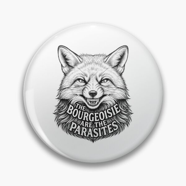 Artikelvorschau, Antikapitalistisches Fuchs-Zitat – Politische Illustration entworfen und verkauft von Owcomm.