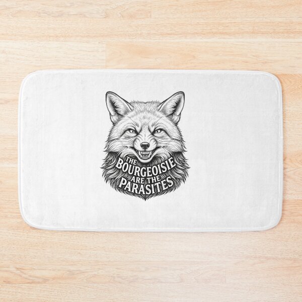 Item preview, Anti Capitalist Fox Quote Political Illustration designed and sold by Owcomm.
