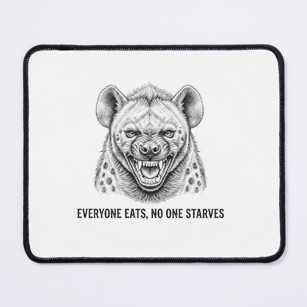 Item preview, Hyena Communal Wealth Socialist Political Graphic designed and sold by Owcomm.