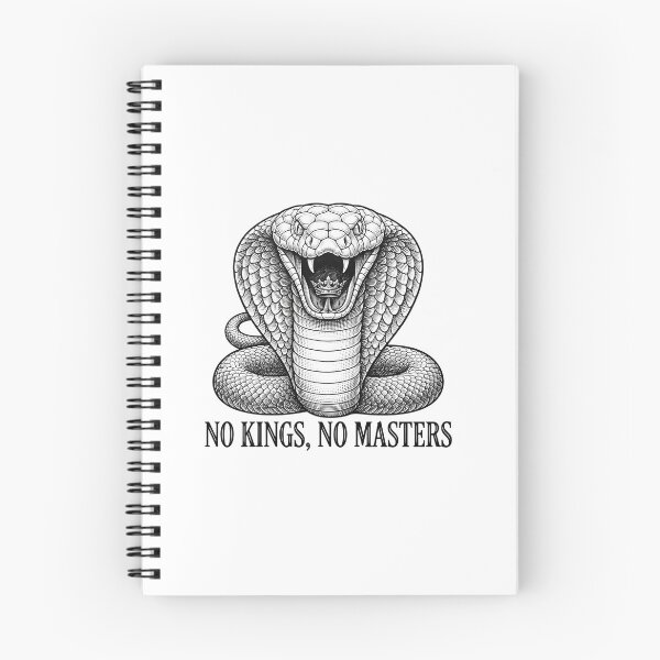Item preview, No Kings No Masters Cobra Crown Graphic designed and sold by Owcomm.