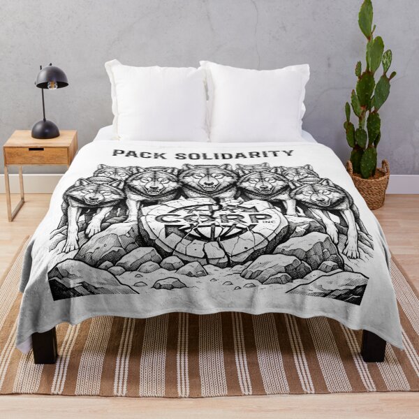 Item preview, Pack Solidarity Anti Capitalist Wolf Pack Design designed and sold by Owcomm.
