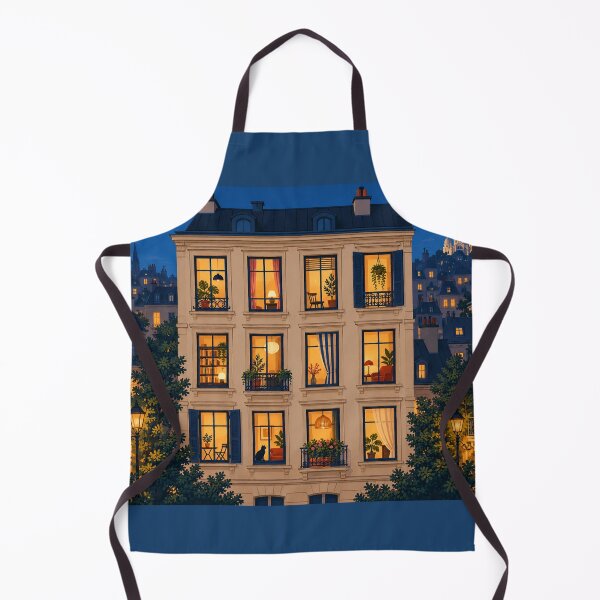 Item preview, Windows at Dusk – Cozy European Apartment Jigsaw Puzzle designed and sold by astersgraphics.