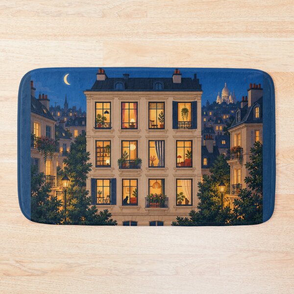 Item preview, Windows at Dusk – Cozy European Apartment Jigsaw Puzzle designed and sold by astersgraphics.