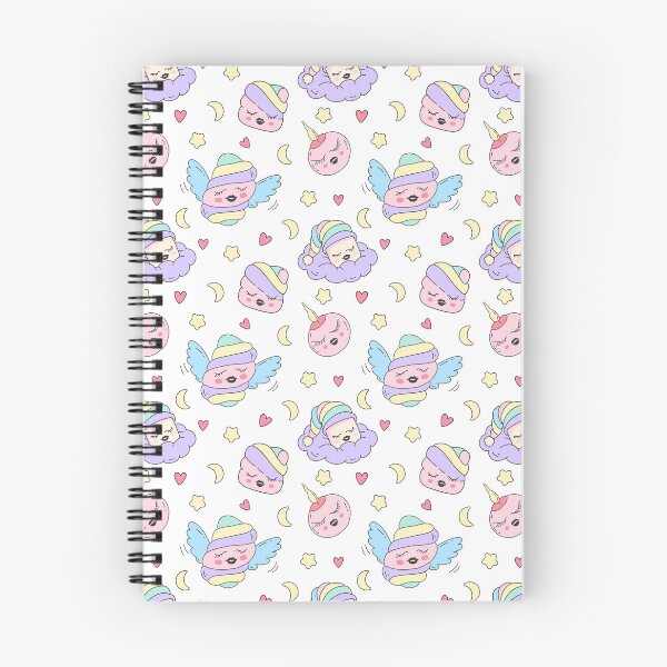 Item preview, Cute sleepy marshmallow pattern – kawaii pastel sweet dreams designed and sold by Deepness2023.