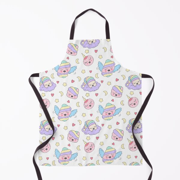 Item preview, Cute sleepy marshmallow pattern – kawaii pastel sweet dreams designed and sold by Deepness2023.