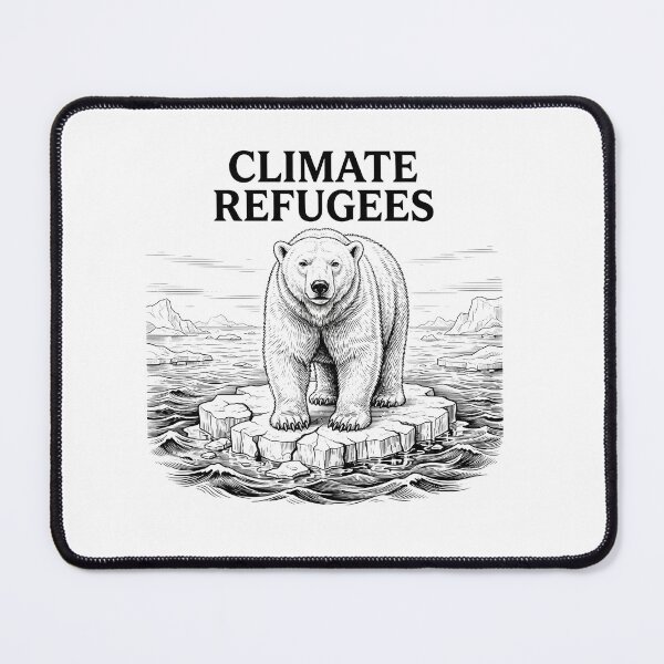 Item preview, Polar Bear On Melting Ice Climate Change designed and sold by Owcomm.