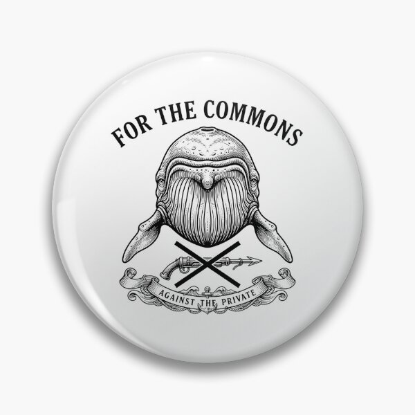 Item preview, For The Commons Against The Private Whale designed and sold by Owcomm.