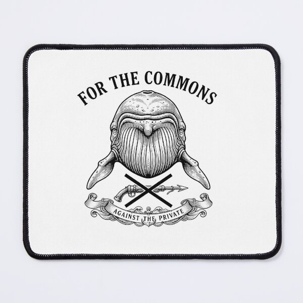 Item preview, For The Commons Against The Private Whale designed and sold by Owcomm.