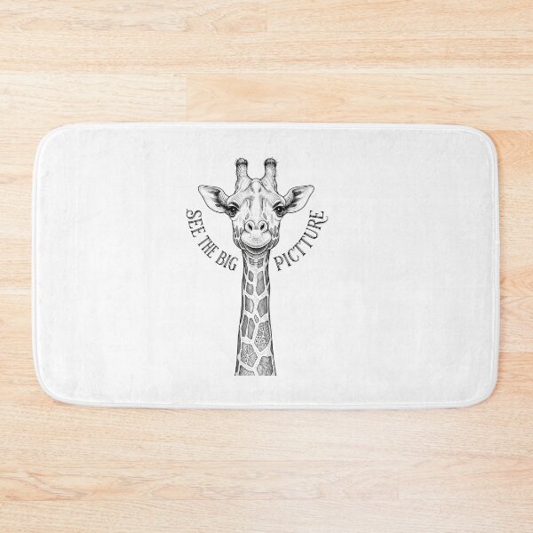Item preview, Giraffe See The Big Picture Vintage Animal Illustration    designed and sold by Owcomm.