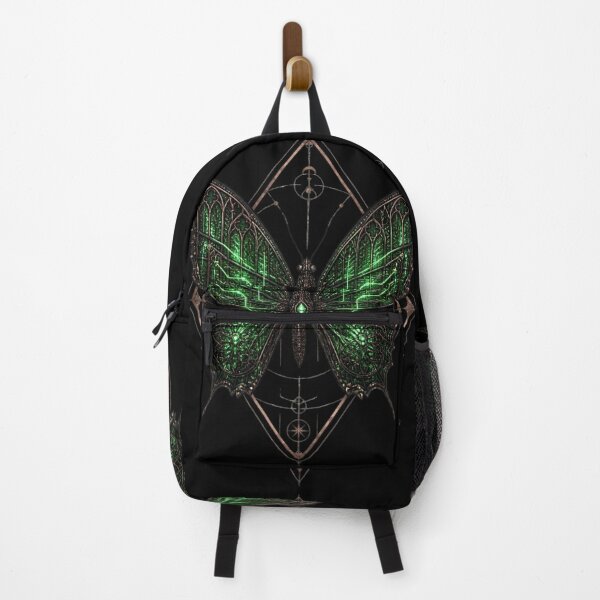 Item preview, Cyberpunk Stained Glass Biomechanical Butterfly designed and sold by LazyDayzCo.