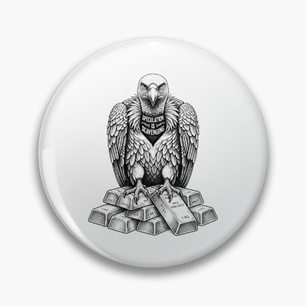 Item preview, Speculation Is Scavenging Anti Capitalist Vulture On Gold Bars designed and sold by Owcomm.