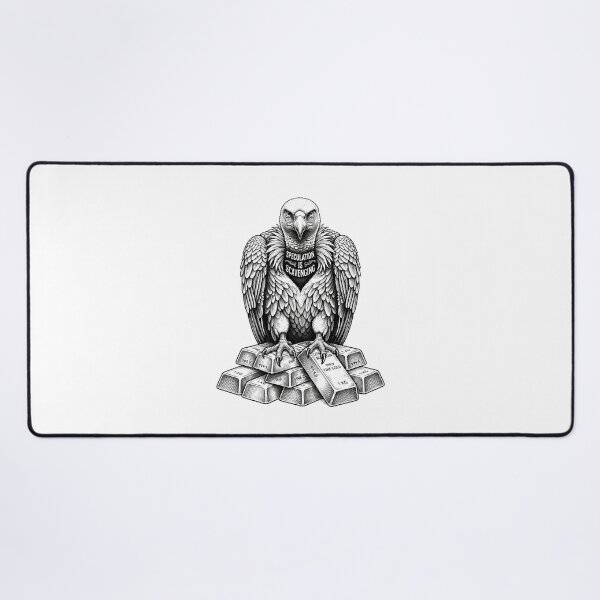 Item preview, Speculation Is Scavenging Anti Capitalist Vulture On Gold Bars designed and sold by Owcomm.