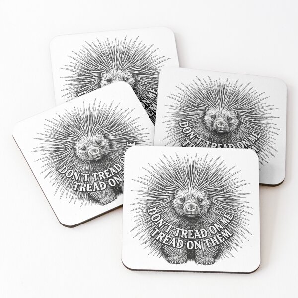 Item preview, Anti Capitalist Porcupine Spikes Slogan Quote Art designed and sold by Owcomm.