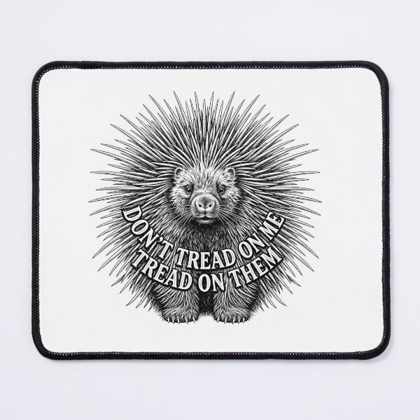 Item preview, Anti Capitalist Porcupine Spikes Slogan Quote Art designed and sold by Owcomm.