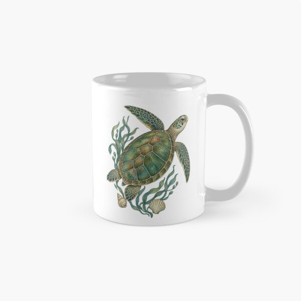 Item preview, Sea Turtle and Ocean Botanicals designed and sold by Nurple Art.