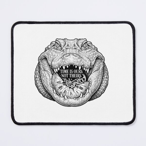Item preview, Time Is Ours Not Theirs Vintage Alligator Quote designed and sold by Owcomm.