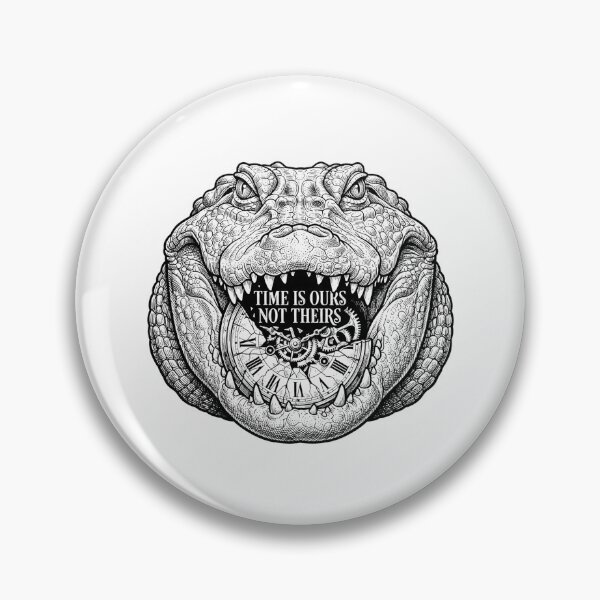 Item preview, Time Is Ours Not Theirs Vintage Alligator Quote designed and sold by Owcomm.