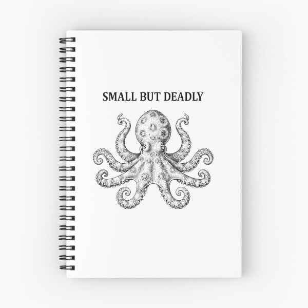 Item preview, Small But Deadly Vintage Octopus Quote Graphic designed and sold by Owcomm.