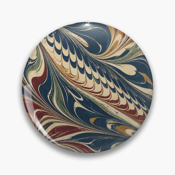 Item preview, Ink Current – Vintage Marbled Paper Laptop Sleeve designed and sold by astersgraphics.
