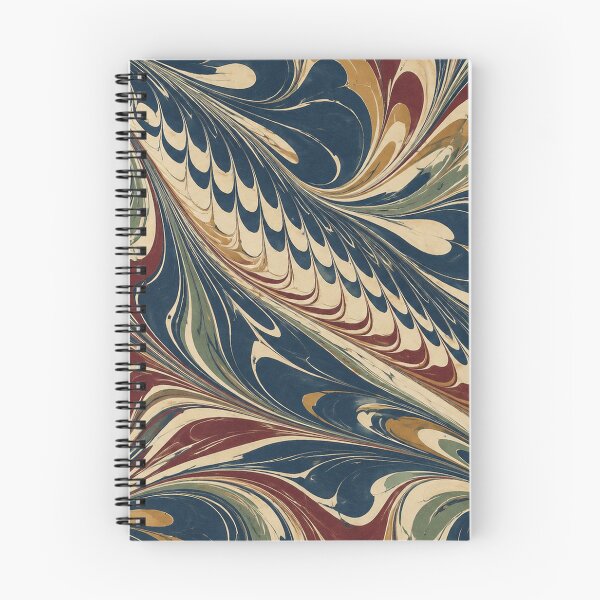 Item preview, Ink Current – Vintage Marbled Paper Laptop Sleeve designed and sold by astersgraphics.