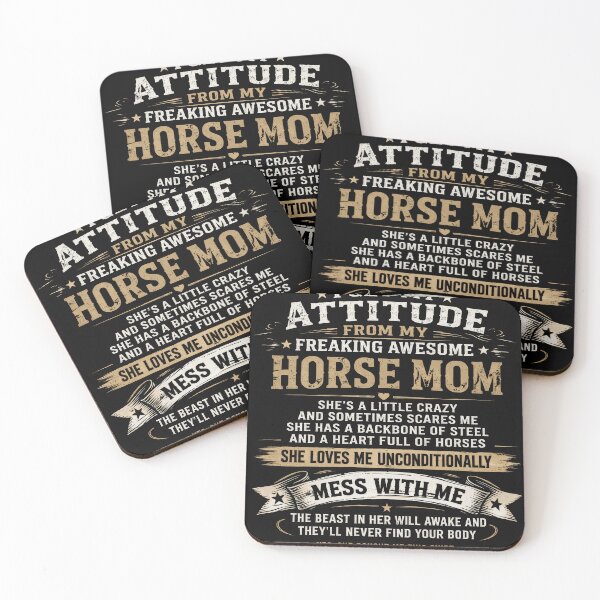 Item preview, Attitude From My Awesome Horse Mom designed and sold by justinhmorton.