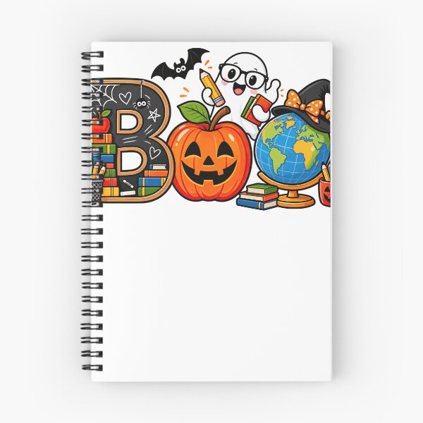Item preview, Cute Ghost Boo Teacher Halloween School Supplies designed and sold by justinhmorton.
