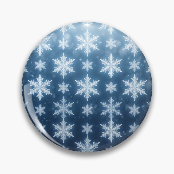 Item preview, Winter Snowflake Blue Pattern designed and sold by amusefullife.