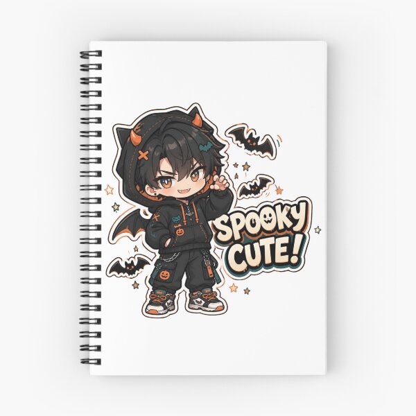 Item preview, Kawaii Bat Anime Boy Halloween Streetwear designed and sold by Animepopstudio.