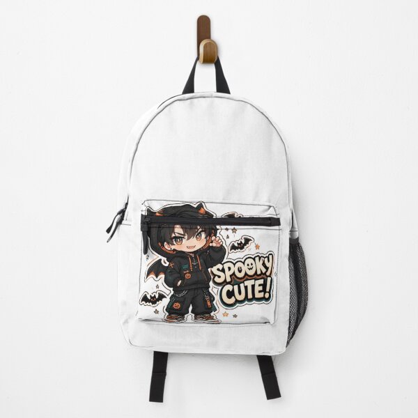 Item preview, Kawaii Bat Anime Boy Halloween Streetwear designed and sold by Animepopstudio.