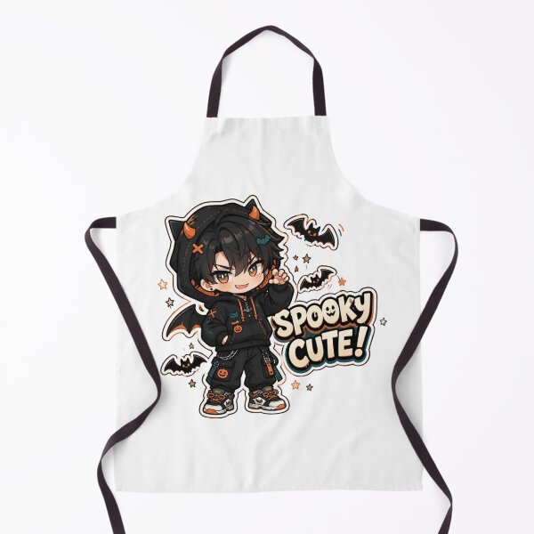 Item preview, Kawaii Bat Anime Boy Halloween Streetwear designed and sold by Animepopstudio.
