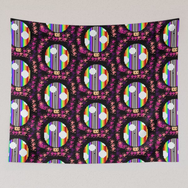 Item preview, Rainbow Mushroom - Psychedelic Pride Magic  designed and sold by RetroRlx.