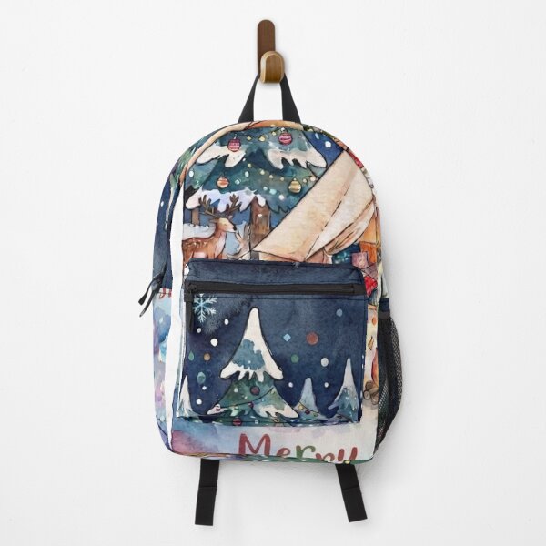 Item preview, Cozy Vintage Christmas Camping Under the Stars designed and sold by LavIsInTheAir.