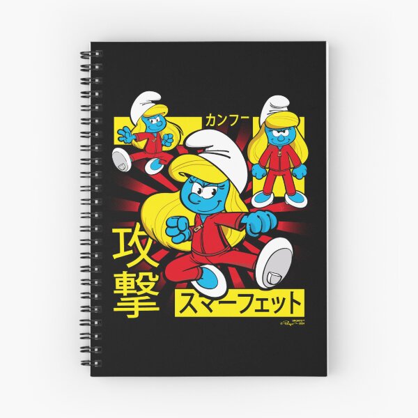 Item preview, The Smurfs Epic Kung Fu Smurfette Collage Kanji Retro Logo Essential  designed and sold by circliqueart.