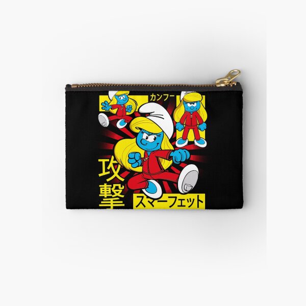 Item preview, The Smurfs Epic Kung Fu Smurfette Collage Kanji Retro Logo Essential  designed and sold by circliqueart.