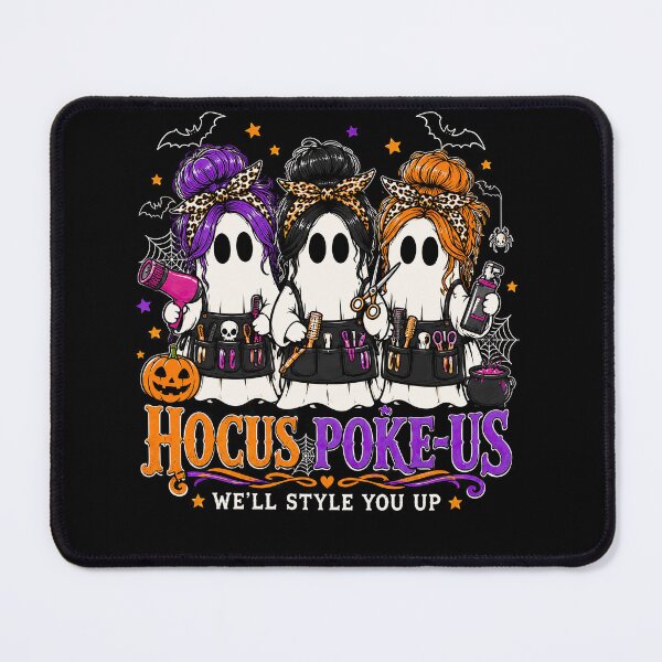 Item preview, Hocus Poke-Us Hairstylist Ghosts Halloween designed and sold by justinhmorton.