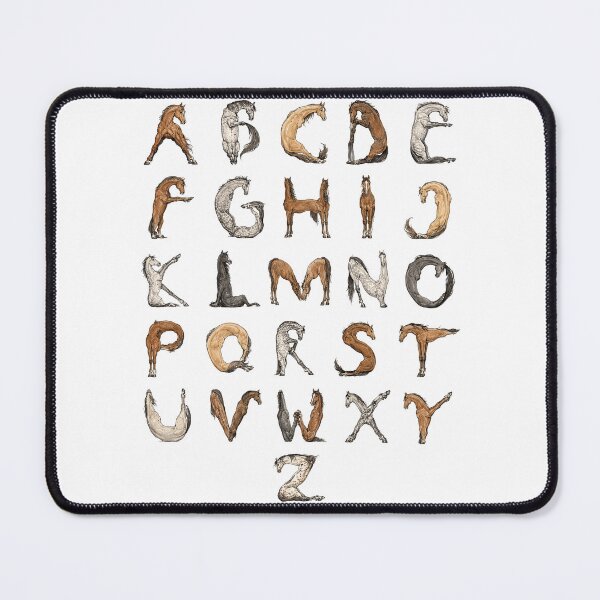 Item preview, Horse Alphabet A to Z Equestrian Typography designed and sold by justinhmorton.