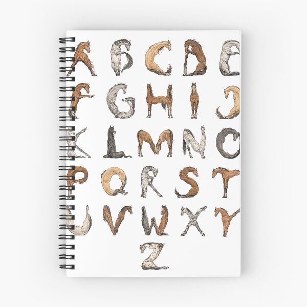Item preview, Horse Alphabet A to Z Equestrian Typography designed and sold by justinhmorton.