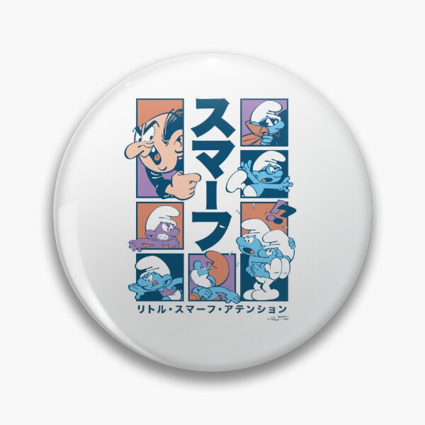 Item preview, The Smurfs Gargamel Little Smurfs Attention Kanji Big Logo Essential  designed and sold by circliqueart.