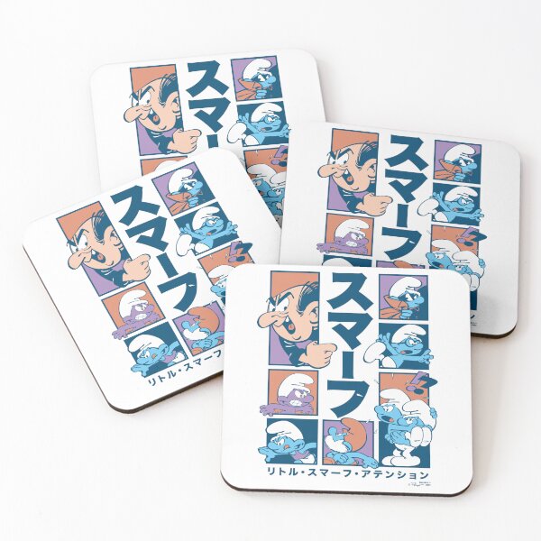 Item preview, The Smurfs Gargamel Little Smurfs Attention Kanji Big Logo Essential  designed and sold by circliqueart.
