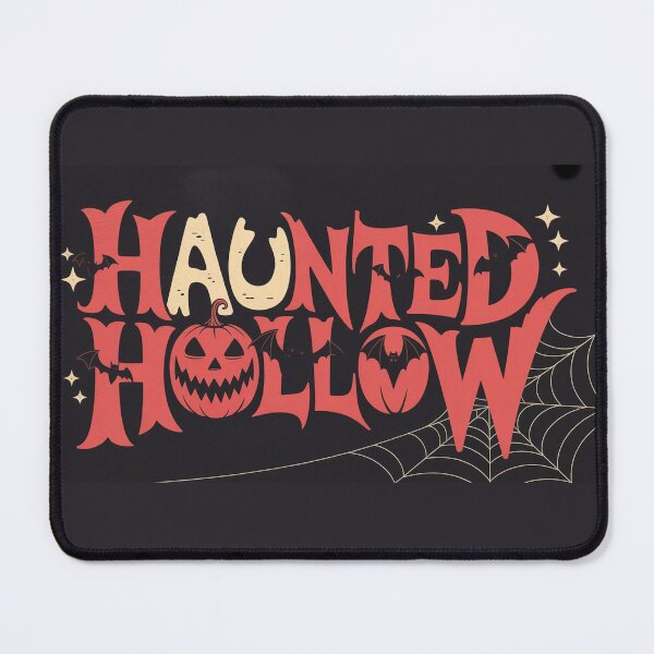 Item preview, Haunted Hollow Vintage Halloween designed and sold by Mindful Wall Art Studio.