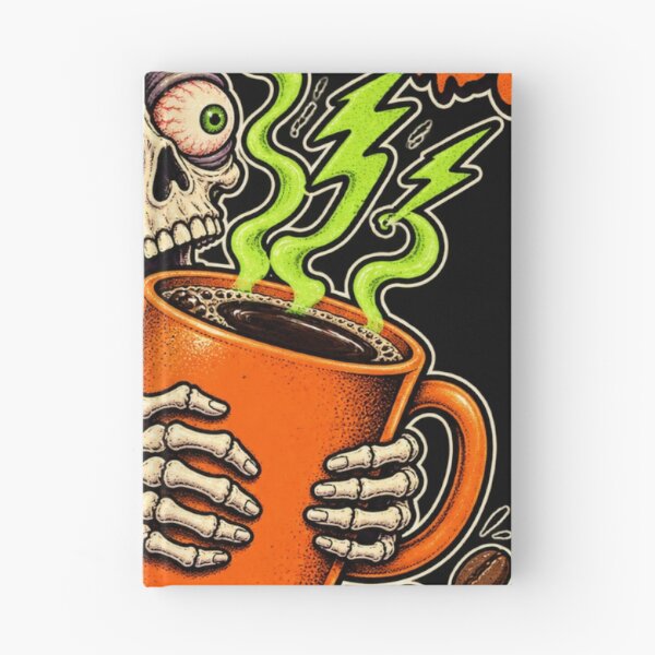 Item preview, Dead Tired Still Wired: Funny Coffee Skeleton designed and sold by Artul.