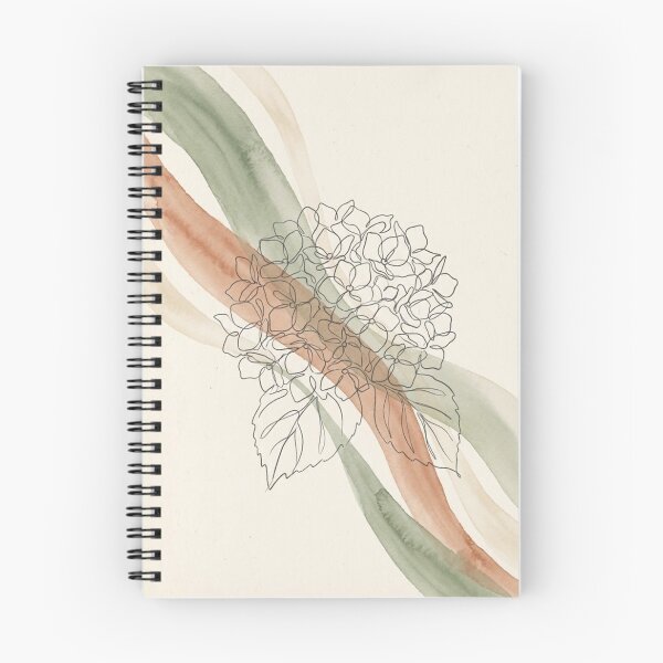 Item preview, Hydrangea Cluster Ribbon Bands | Sage Terracotta Botanical Wall Art designed and sold by Zaramodo.