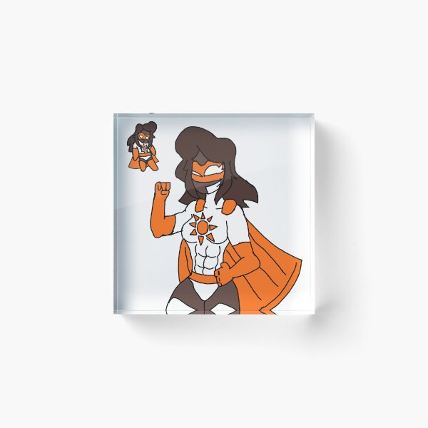 Item preview, Orange Superheroine Bust designed and sold by Dromiba.
