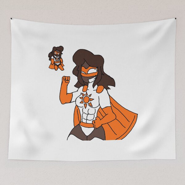 Item preview, Orange Superheroine Bust designed and sold by Dromiba.