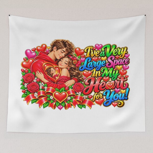 Item preview, A Very Large Space in My Heart designed and sold by New Wave Artworks & Odds &Ends.