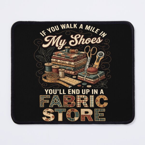 Item preview, Walk In My Shoes Fabric Store Quilting Sewing designed and sold by justinhmorton.