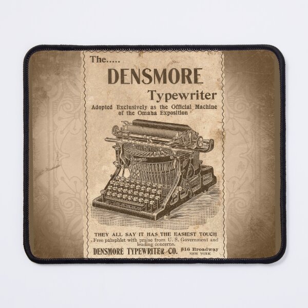 Item preview, Vintage Densmore Typewriter Advertisement Antique Print Orange-Tinted designed and sold by Ghoul Enterprises.