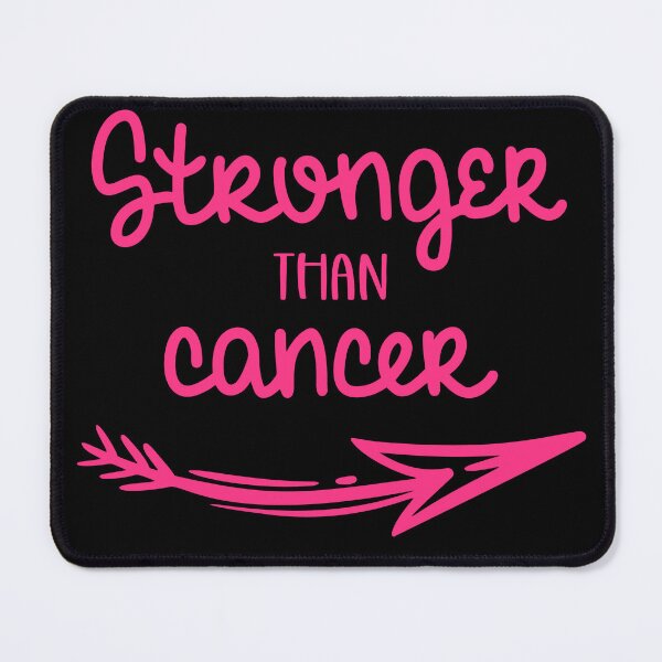 Item preview, 'Stronger Than Cancer' - Vibrant Pink Motivational Inspirational Quote designed and sold by DEC02.